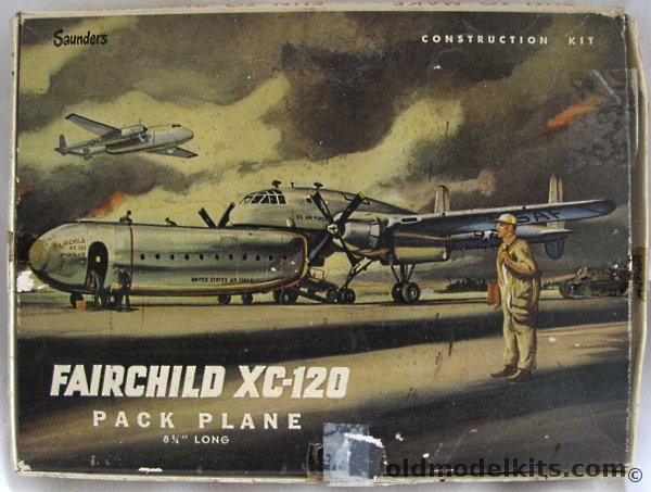 Swadar 1/126 Fairchild XC-120 Pack Plane, 98 plastic model kit